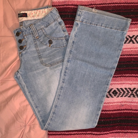 American Eagle Outfitters Denim - VTG American Eagle Outfitters Light Flare Jeans